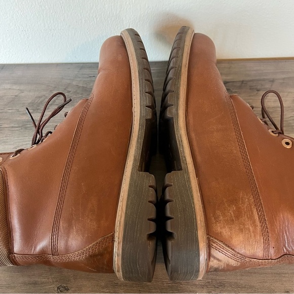 Timberland Men’s Brown Lace Up 6 Inch Leather Waterproof Boots Size 11 - Picture 9 of 11